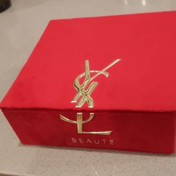 Yves Saint Laurent Red Box with Gold Accents - Picture 3 of 4